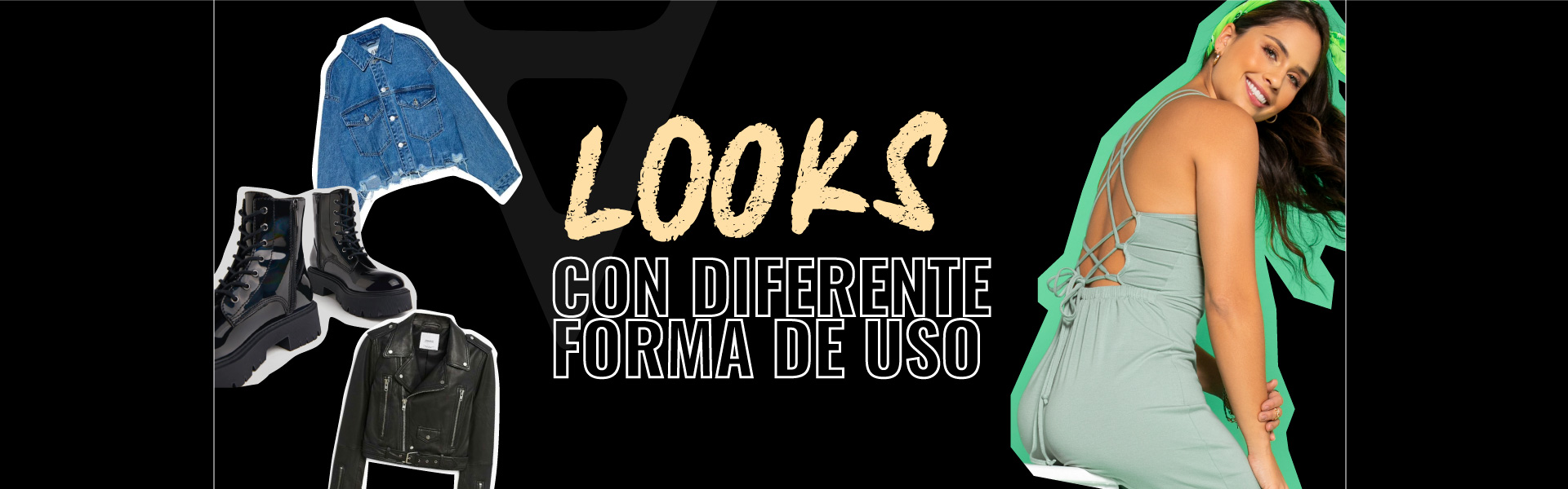 ¡Looks con diferente forma de uso !